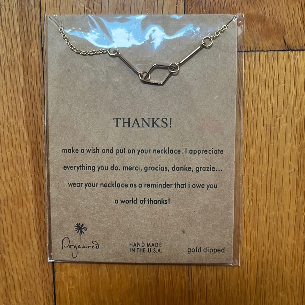 Dogeared Gold Dipped Necklace